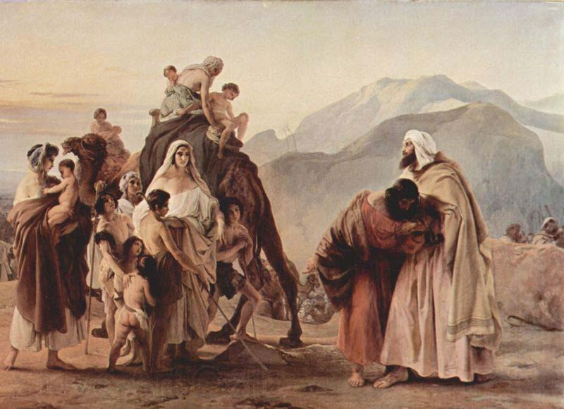 Francesco Hayez Meeting of Jacob and Esau